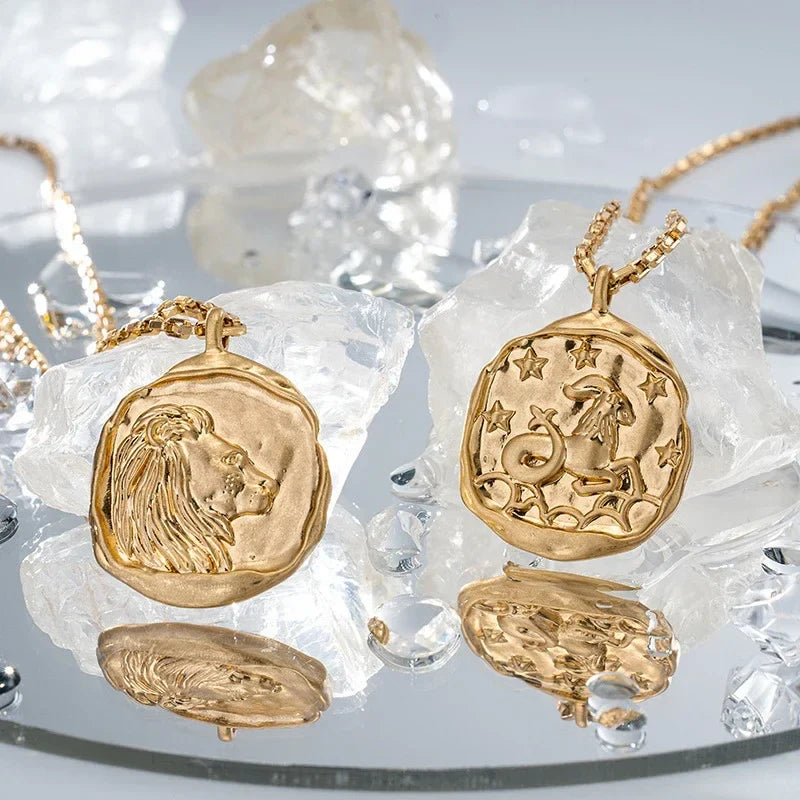 Collar con Colgante del Signo del Zodiaco