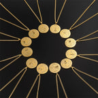 Collar con Colgante del Signo Zodiacal Astrológico para Hombre o Mujer