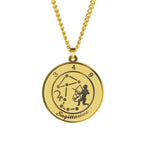 Collar con Colgante del Signo Zodiacal Astrológico para Hombre o Mujer