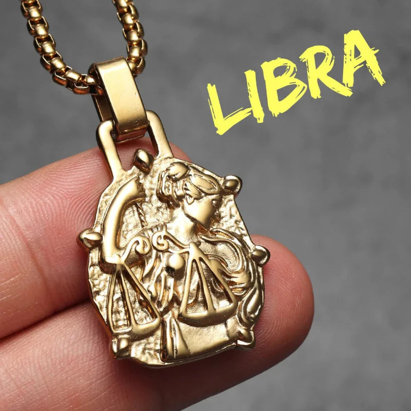 Collar con Colgante del Signo del Zodíaco