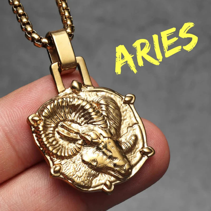 Collar con Colgante del Signo del Zodíaco