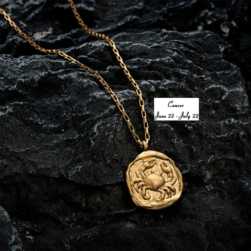 Collar con Colgante del Signo del Zodiaco