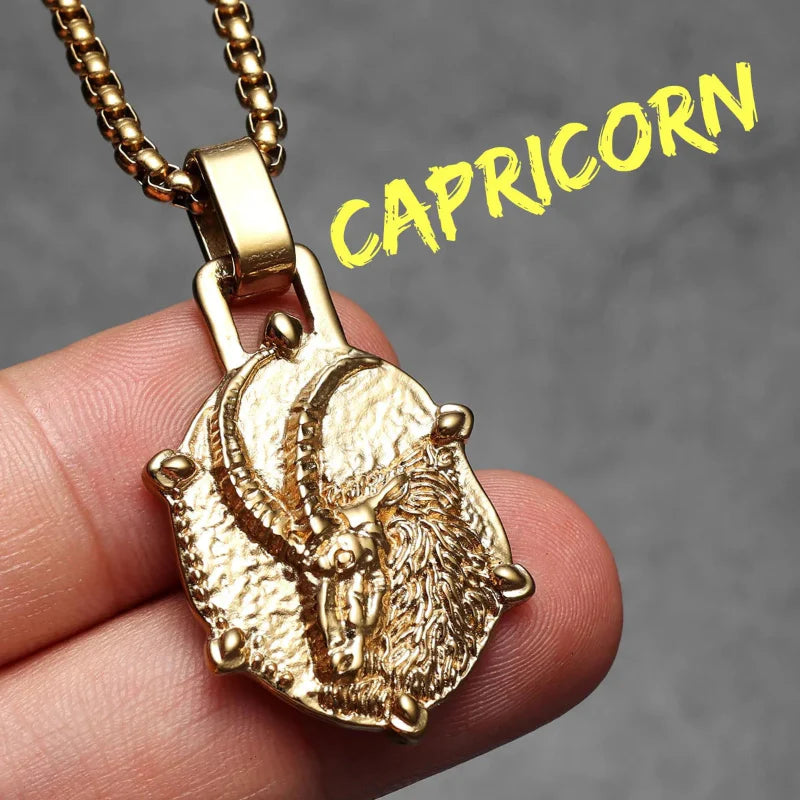 Collar con Colgante del Signo del Zodíaco