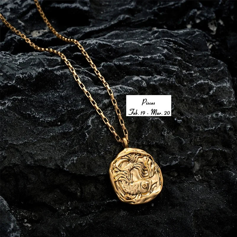 Collar con Colgante del Signo del Zodiaco