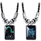 Collar con Colgante de Signo del Zodiaco para Hombre