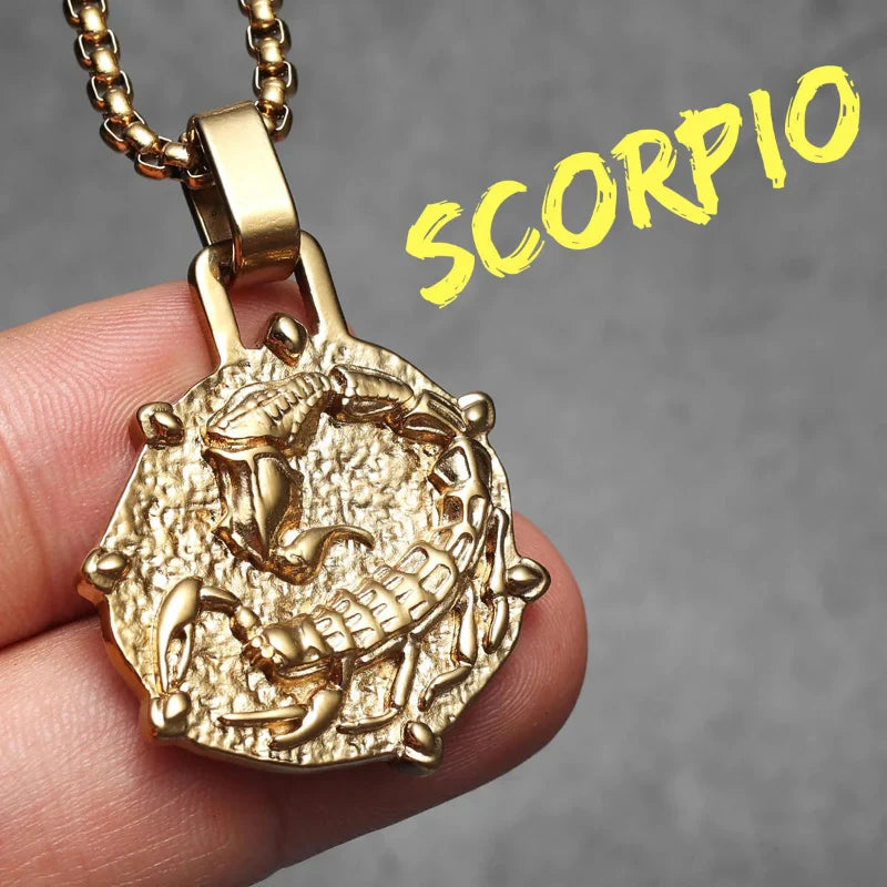 Collar con Colgante del Signo del Zodíaco