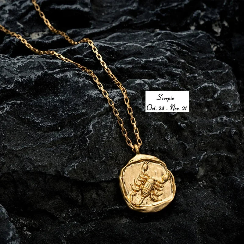Collar con Colgante del Signo del Zodiaco