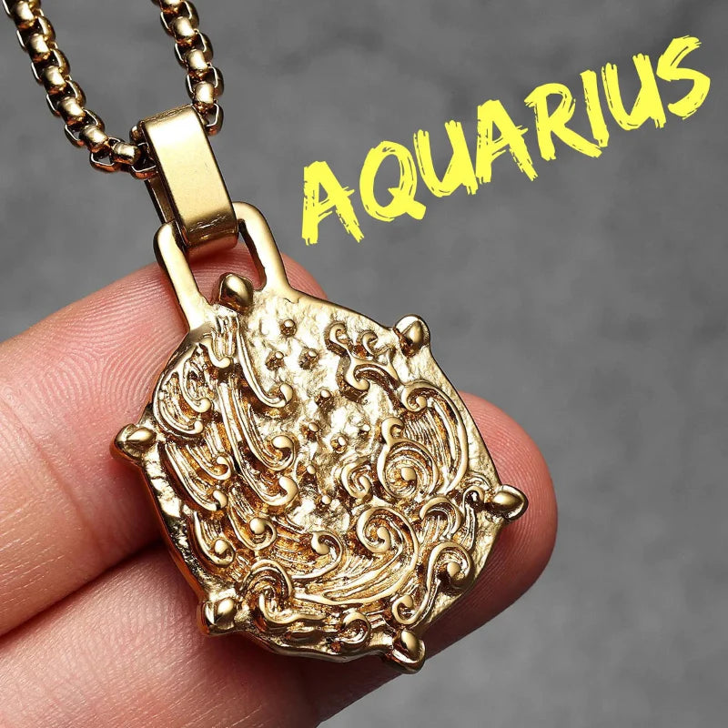 Collar con Colgante del Signo del Zodíaco
