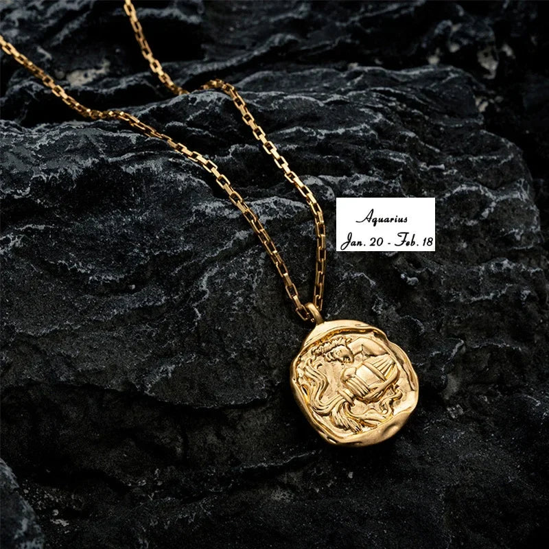 Collar con Colgante del Signo del Zodiaco