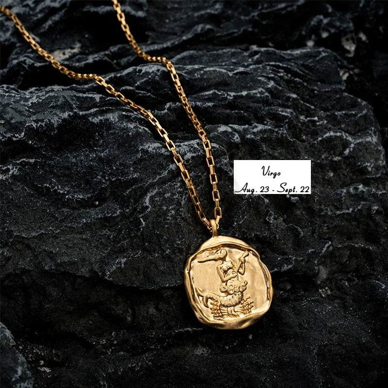 Collar con Colgante del Signo del Zodiaco