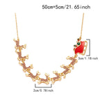 Collar con Colgante de Trineo de Navidad