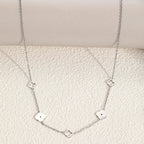 Collar con Colgante de Trébol de 4 Hojas en plata