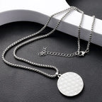 Collar con Colgante Yin Yang Negro y Blanco