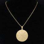 Collar con Talismán de Protección Plata & Oro oro