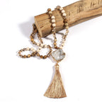 Collar Bohemio de Madera