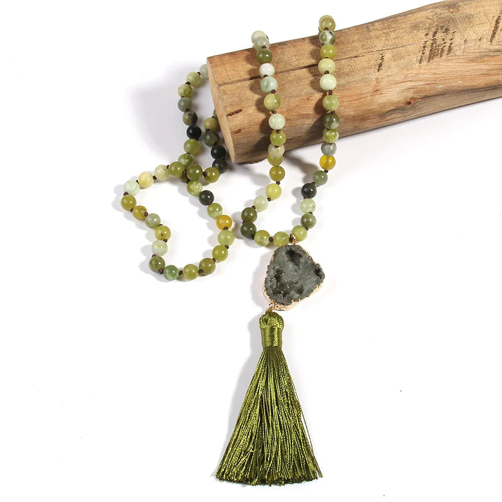 Collar Bohemio de Madera