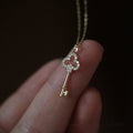 Collar de Llave en Plata Colgante para Mujer plata