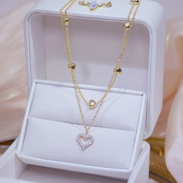 Collar Corazón Oro