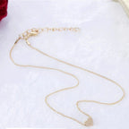 Collar Colgante Corazón para Mujer en oro