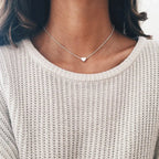 Collar Colgante Corazón para Mujer en plata