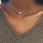 Collar Colgante Corazón para Mujer en oro