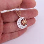 Collar Colgante Luna Creciente para Mujer