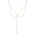 Collar de Espalda Bohemio para Mujer oro