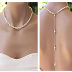 Collar de Novia con Perlas para Mujer
