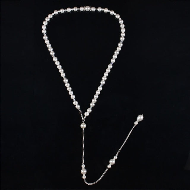 Collar de Novia con Perlas para Mujer