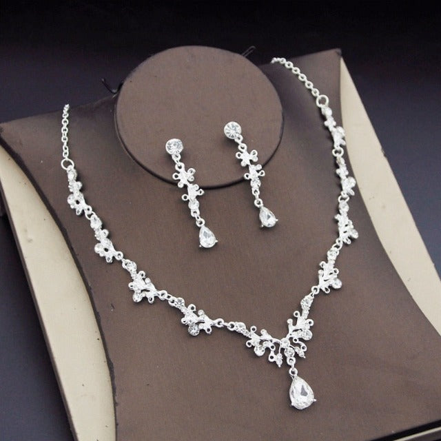 Collar de Boda con Diamantes en plata