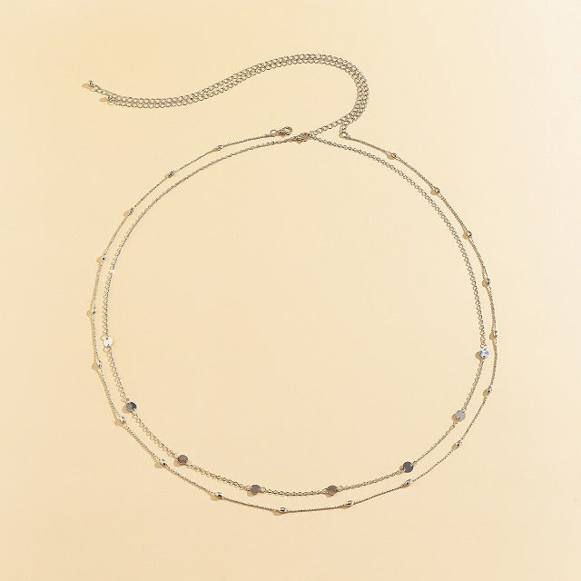 Collar de Vientre para Mujer plata