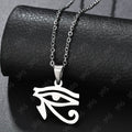 Collar Egipto Ojo Oudjat Horus plata