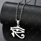 Collar Egipto Ojo Oudjat Horus plata