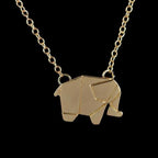 Collar Elefante Origami o