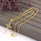 Collar con Cruz Colgante Jesús