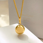 Collar para Mujer Embarazada Bola de Embarazo con Colgante 