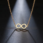 Collar Infinito Colgante Mujer oro