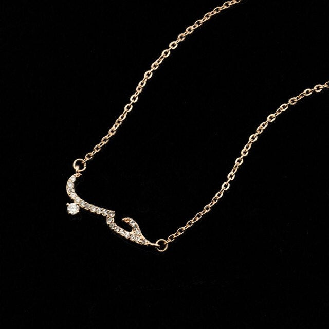Collar Islam Mujer Musulmana Árabe oro rosa