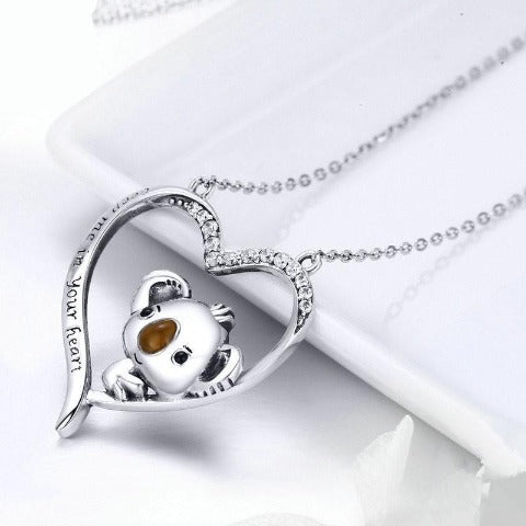 Collar Koala Plata