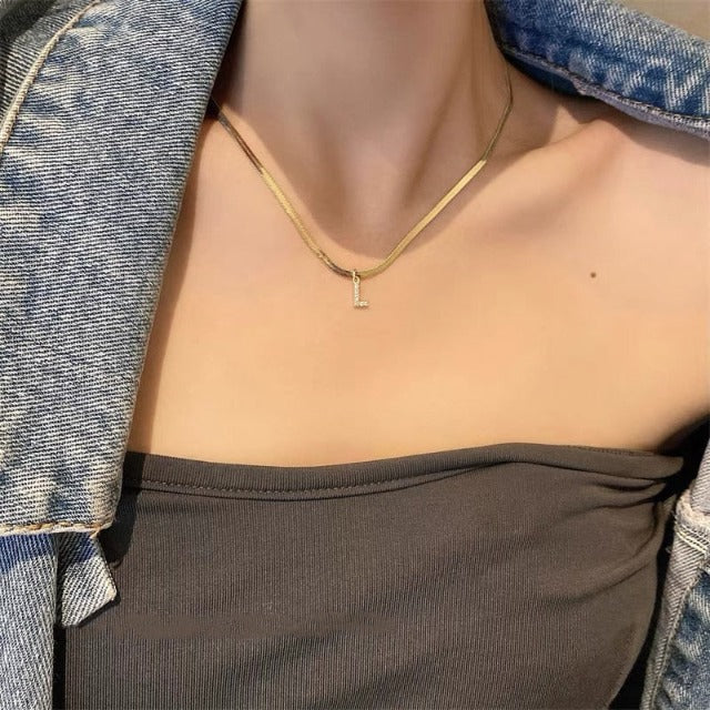 Collar con Letra Inicial Personalizada