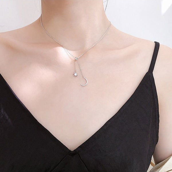 Collar Luna & Sol plata