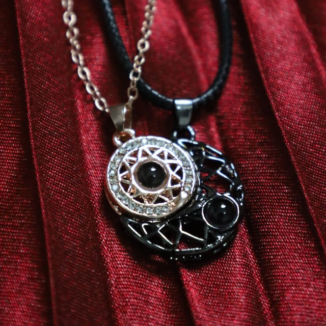 Collares Luna y Sol Para Parejas