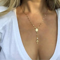 Collar y Medallón para Mujer Cruz