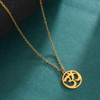 Collar Om Budista oro