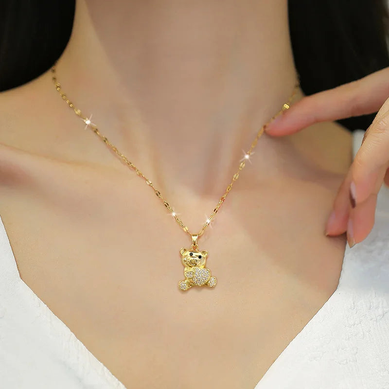Collar Oso Oro