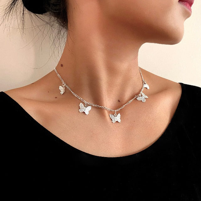 Collar Papillon de plata