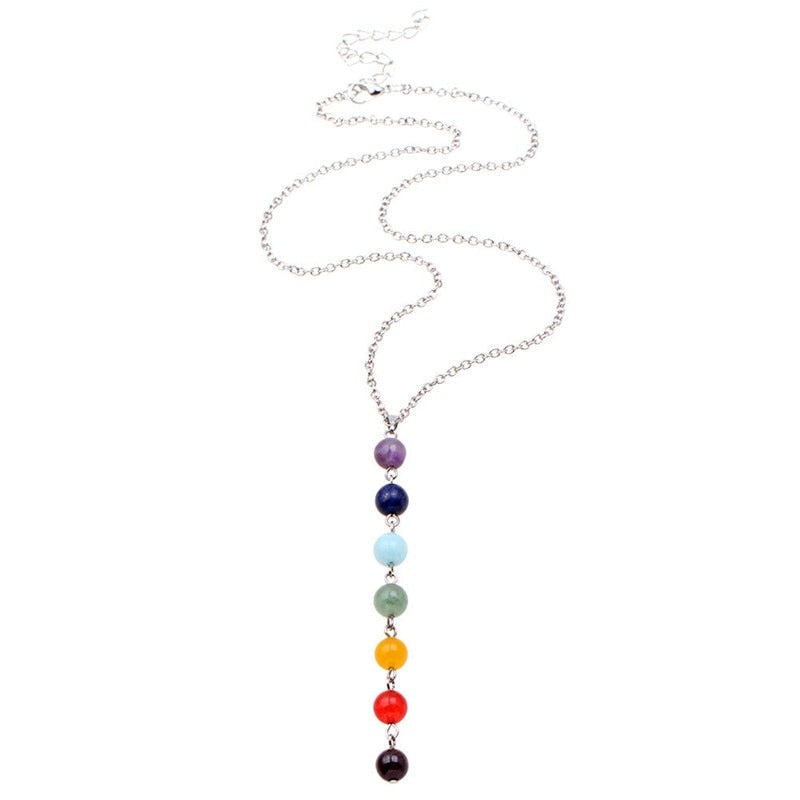 Collar y Colgante 7 Chakras para Mujer