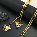 Collar con Colgante de Abeja en Oro