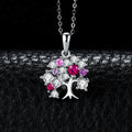 Collar con Colgante Árbol de la Vida con Piedras para Mujer