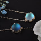 Collar Colgante Aurora Boreal Azul